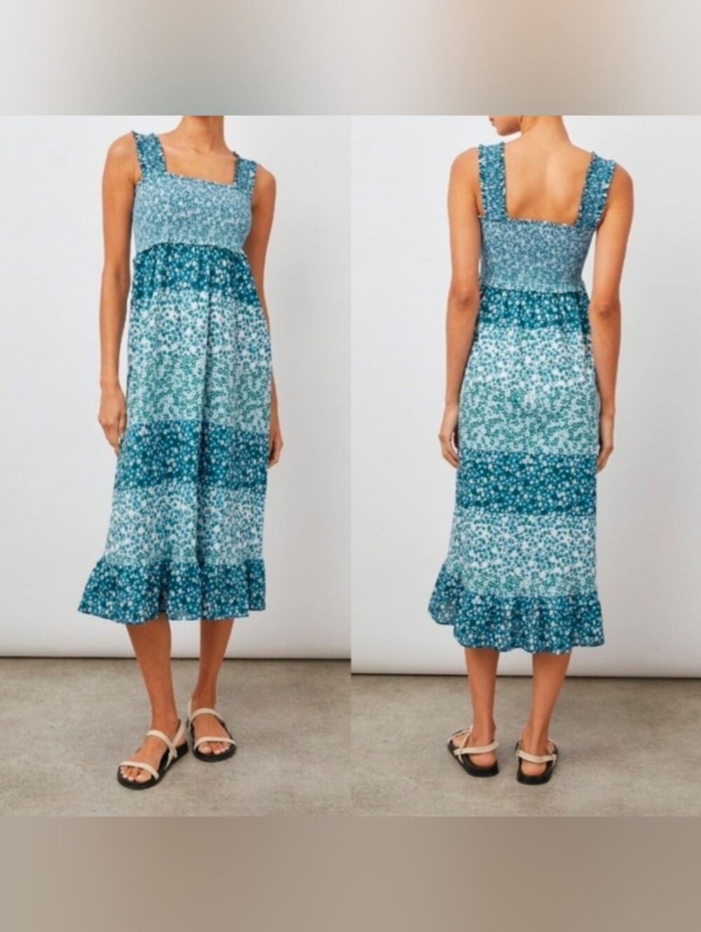 Rails Rumi Smocked Tiered Dress